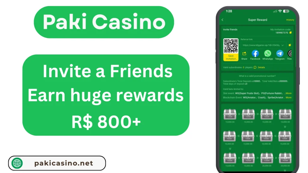 Paki Casino Invite
