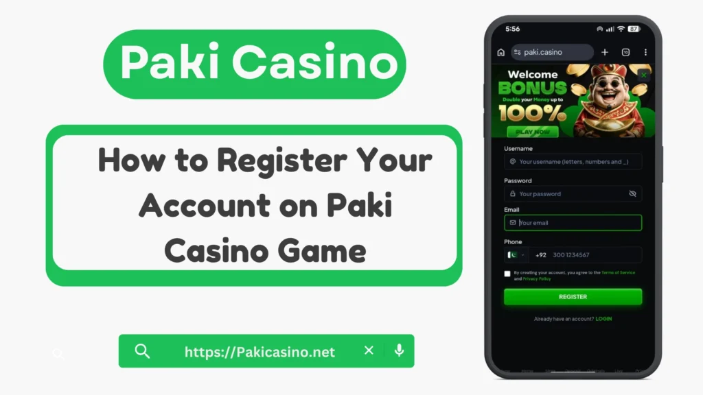 Paki Casino Register